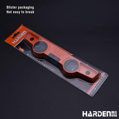 Nível Torpedo Magnético 250 mm (10") em Alumínio Fundido HARDEN com 3 Bolhas