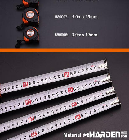 Trena de Aço com 19mm ou 25mm de Largura Harden – Corpo ABS Reforçado com Capa de Borracha