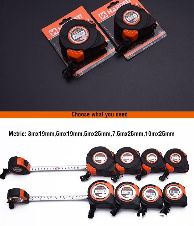 Trena de Aço com 19mm ou 25mm de Largura Harden – Corpo ABS Reforçado com Capa de Borracha