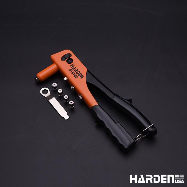 Alicate Rebitador Manual 240 mm (9.1/2") HARDEN em Aço para Rebites 2,4 a 4,8 mm