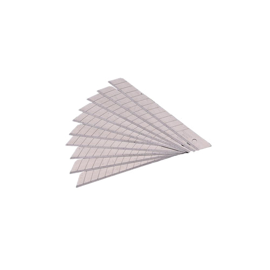 Lâminas de Estilete 9×80 mm HARDEN – Kit com 10 Unidades em Aço SK5