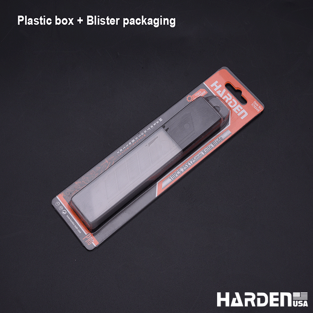 Lâminas de Corte 25x125mm HARDEN – Aço SK5 com 7 Segmentos (Jogo com 10 Peças)