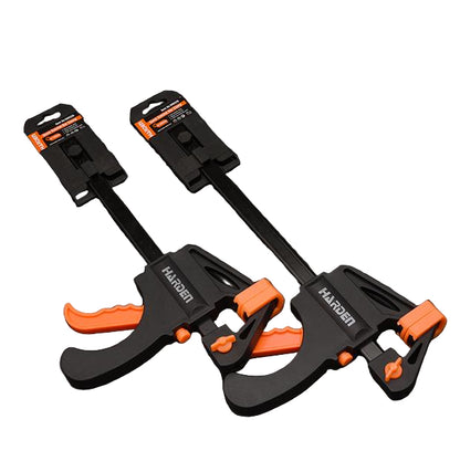 Grampo de Pressão Rápida HARDEN - Modelos de 100mm a 600mm para Marcenaria e Construção