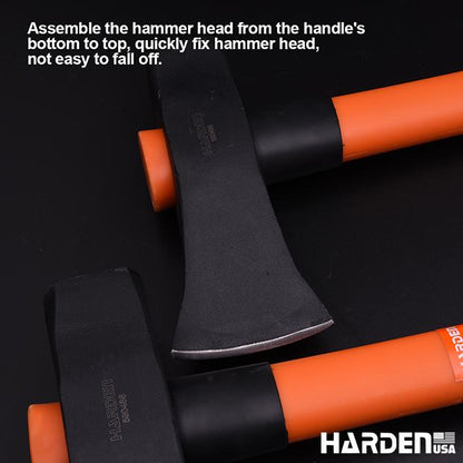 Machado Rachador 6 lb e 8 lb HARDEN com Cabo de Fibra 900mm (35,4")