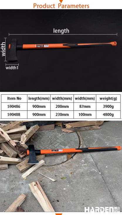 Machado Rachador 6 lb e 8 lb HARDEN com Cabo de Fibra 900mm (35,4")