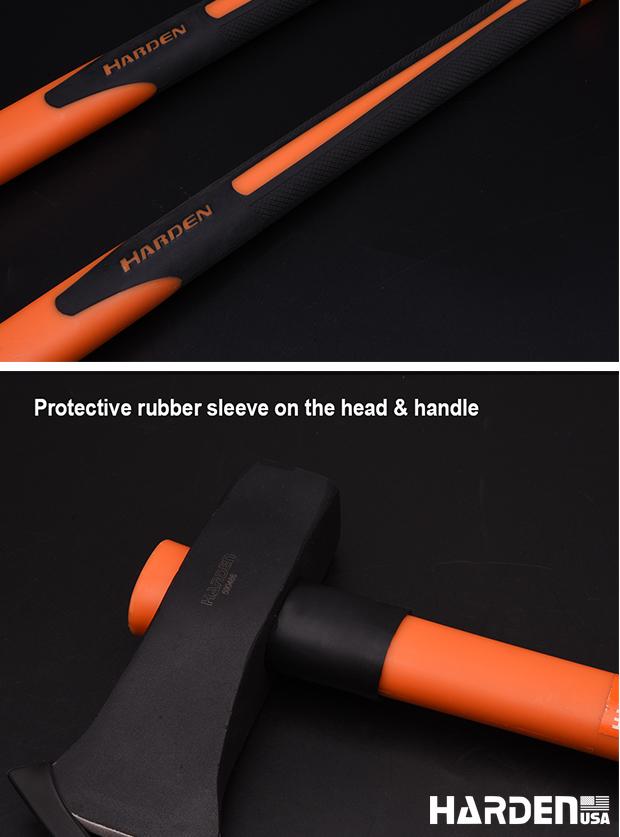 Machado Rachador 6 lb e 8 lb HARDEN com Cabo de Fibra 900mm (35,4")