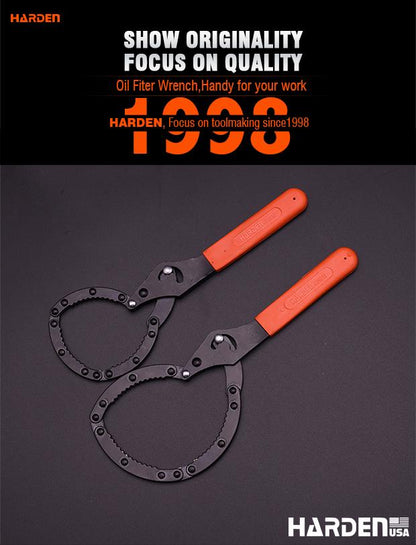 HARDEN Chave de Filtro de Óleo Ajustável – Alta Resistência e Encaixe Preciso