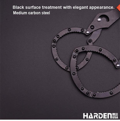 HARDEN Chave de Filtro de Óleo Ajustável – Alta Resistência e Encaixe Preciso