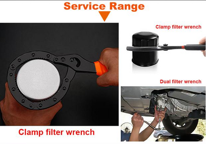 HARDEN Chave de Filtro de Óleo Ajustável – Alta Resistência e Encaixe Preciso