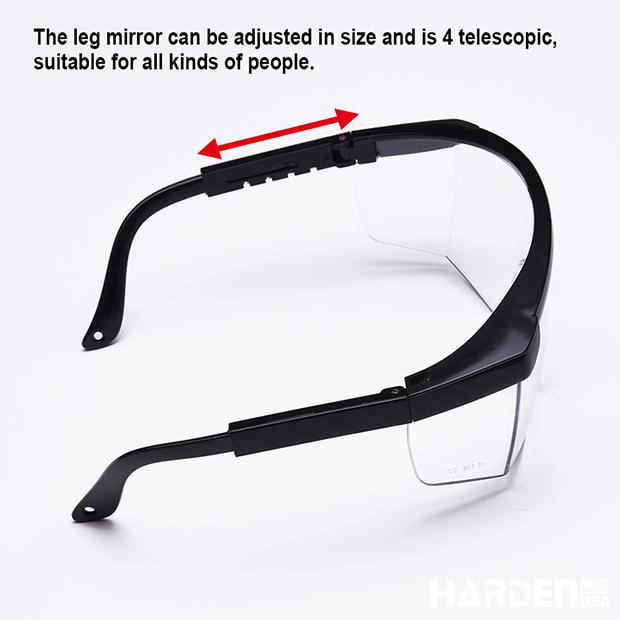 Óculos de Proteção HARDEN 140 mm com Lentes de Policarbonato Antirrisco