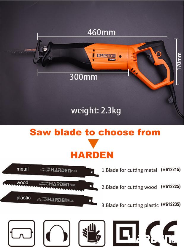 Serra Sabre Elétrica HARDEN 900W 220V com Empunhadura Giratória