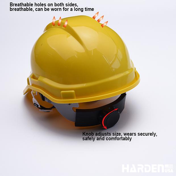 Capacete de Segurança HARDEN 285 mm com Ventilação e Ajuste de Cabeça – Conforto e Proteção Profissional