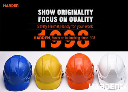 Capacete de Segurança HARDEN 285 mm com Ventilação e Ajuste de Cabeça – Conforto e Proteção Profissional