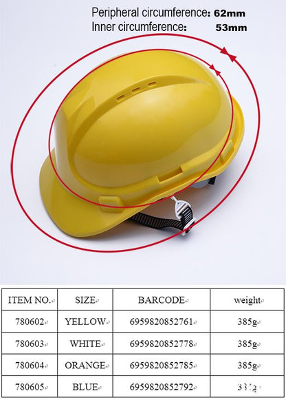Capacete de Segurança HARDEN 285 mm com Ventilação e Ajuste de Cabeça – Conforto e Proteção Profissional