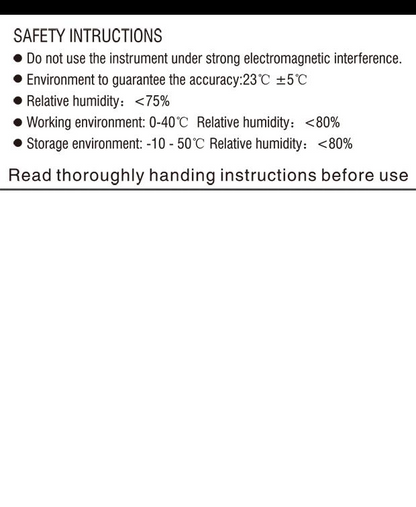 Multímetro Digital de Garra Harden com Display LCD Retroiluminado e Funções de Tensão, Corrente e Resistência