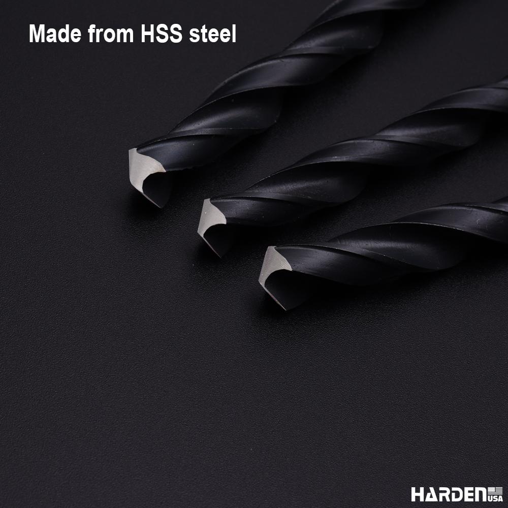 Jogo de Brocas Harden 19 Peças – Aço Rápido (HSS) para Perfuração Precisa