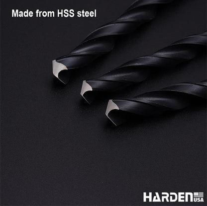 Jogo de Brocas Harden 19 Peças – Aço Rápido (HSS) para Perfuração Precisa