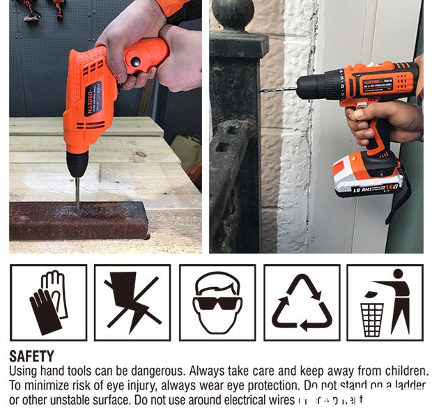 Jogo de Brocas Harden 19 Peças – Aço Rápido (HSS) para Perfuração Precisa