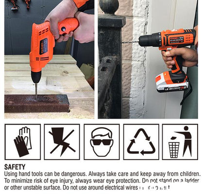 Jogo de Brocas Harden 19 Peças – Aço Rápido (HSS) para Perfuração Precisa