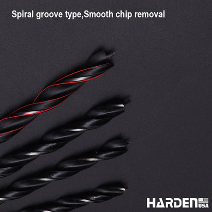 Jogo de Brocas para Madeira HARDEN 8 Peças – Aço Carbono Temperado de 3 a 10 mm