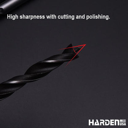 Jogo de Brocas para Madeira HARDEN 8 Peças – Aço Carbono Temperado de 3 a 10 mm