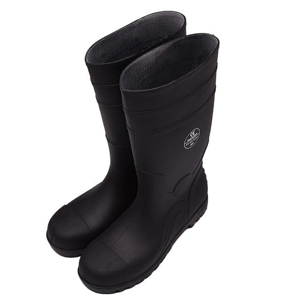 Bota de Segurança em PVC com Biqueira e Palmilha de Aço