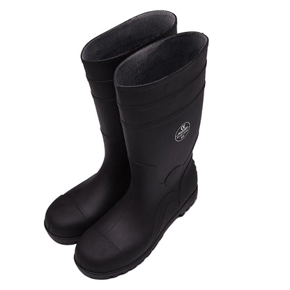 Bota de Segurança em PVC com Biqueira e Palmilha de Aço