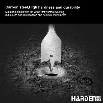 Broca Chata para Madeira HARDEN – Alta Precisão e Durabilidade para Cortes Rápidos e Limpos