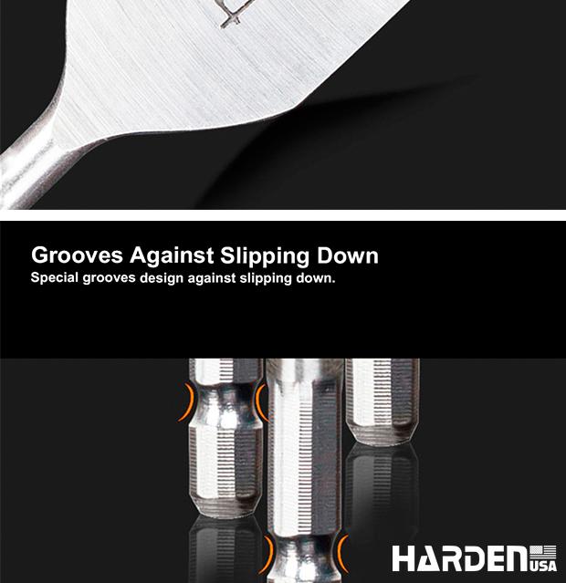 Broca Chata para Madeira HARDEN – Alta Precisão e Durabilidade para Cortes Rápidos e Limpos