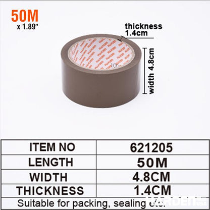 Fita Adesiva Marrom HARDEN BOPP para Empacotamento – Alta Aderência e Vedação Profissional