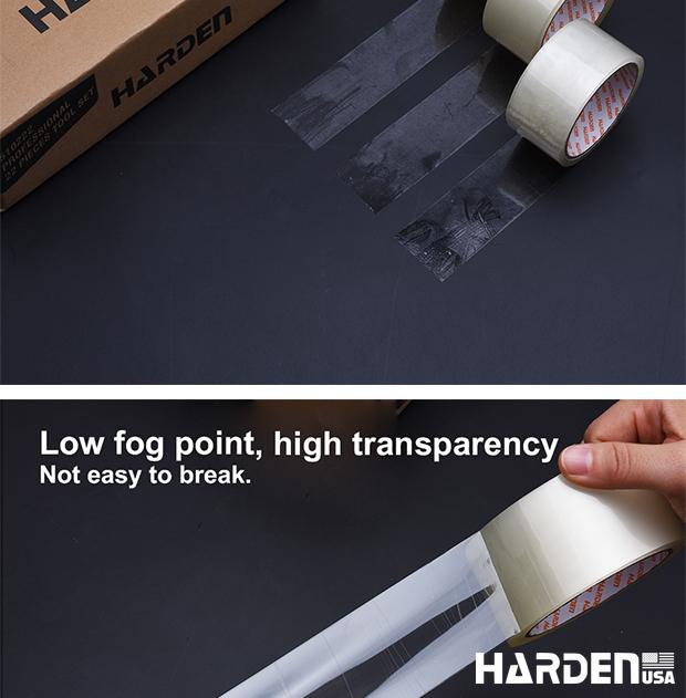 Fita Adesiva Marrom HARDEN BOPP para Empacotamento – Alta Aderência e Vedação Profissional