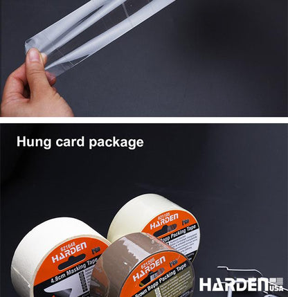 Fita Adesiva Marrom HARDEN BOPP para Empacotamento – Alta Aderência e Vedação Profissional