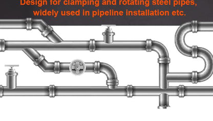 Chave para Tubo Tipo Sueca HARDEN 1" e 1.1/2" em Aço Cr-V (Cromo Vanádio)