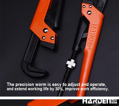 Chave para Tubo Tipo Sueca HARDEN 1" e 1.1/2" em Aço Cr-V (Cromo Vanádio)