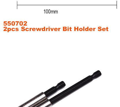 Porta-Bits 1/4" HARDEN com Engate Rápido (QR – Quick Release) – 60 mm em Aço CR-V