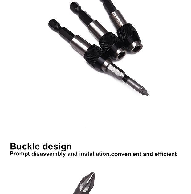 Porta-Bits 1/4" HARDEN com Engate Rápido (QR – Quick Release) – 60 mm em Aço CR-V