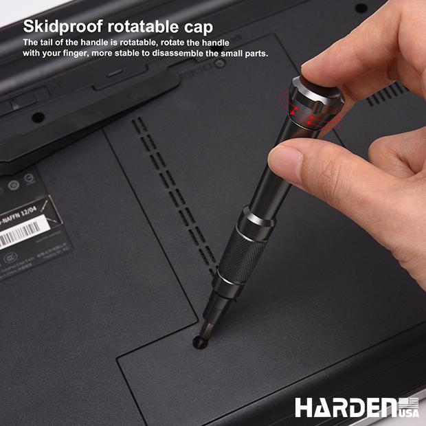 Jogo de Pontas CR-V 50 Peças HARDEN – Kit Completo para Parafusamento e Manutenção