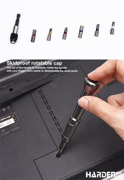 Jogo de Bits HARDEN em Aço Cromo Vanádio (CR-V) para Parafusadeira – 46 Peças de Precisão