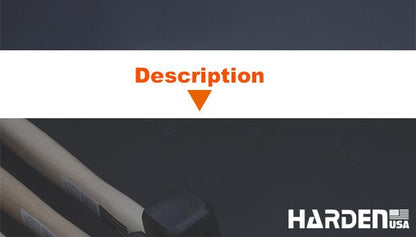 Martelo de Pena Harden com Cabo de Madeira – Alta Resistência para Uso Profissio