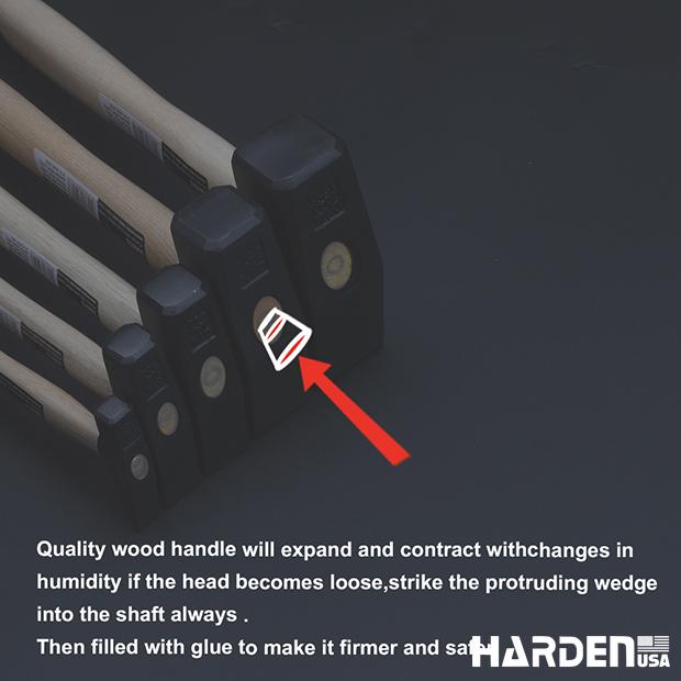 Martelo de Pena Harden com Cabo de Madeira – Alta Resistência para Uso Profissio
