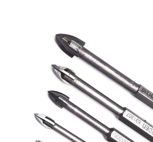 Broca para Azulejo e Vidro HARDEN – Corte Preciso com Ponta de Carboneto YG6X (3mm a 12mm)