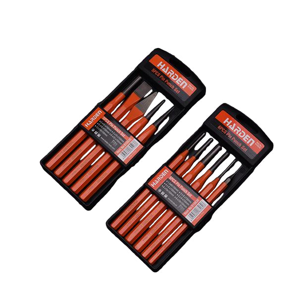 Jogo de Punções Harden em Aço Cromo-Vanádio