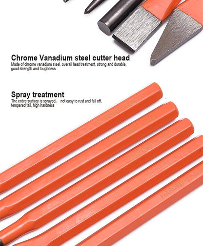 Jogo de Punções Harden em Aço Cromo-Vanádio