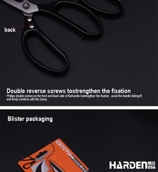 Tesoura Multiuso HARDEN 216 mm (8,5”) em Aço Inoxidável – Uso Profissional
