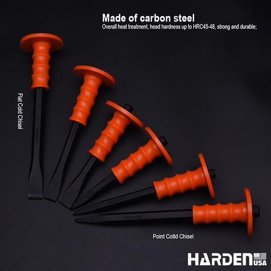 Talhadeira em Aço Carbono HARDEN com Cabo de Proteção – Alta Resistência para Construção e Manutenção