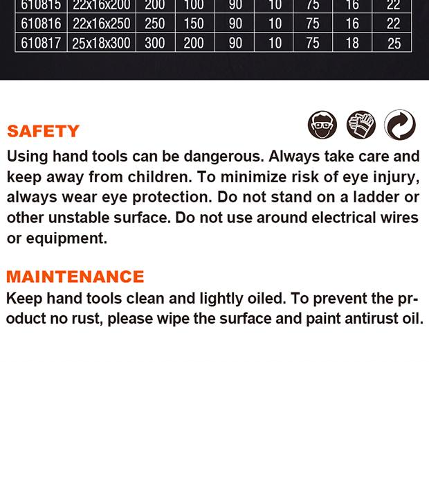 Talhadeira em Aço Carbono HARDEN com Cabo de Proteção – Alta Resistência para Construção e Manutenção