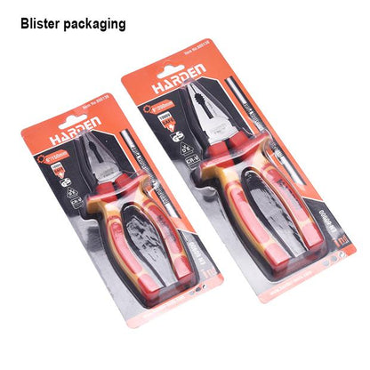 Alicate Universal Isolado HARDEN 6" (150 mm), 7" (175 mm) e 8" (200 mm) – Certificado VDE/GS