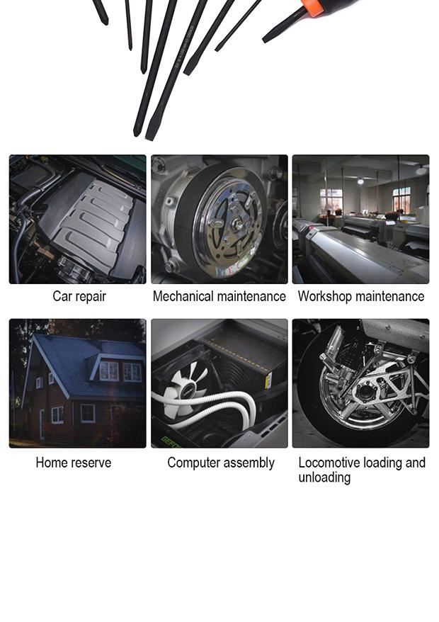 Chaves Phillips HARDEN com Cabo Emborrachado PH1, PH2 e PH3 – Uso Profissional