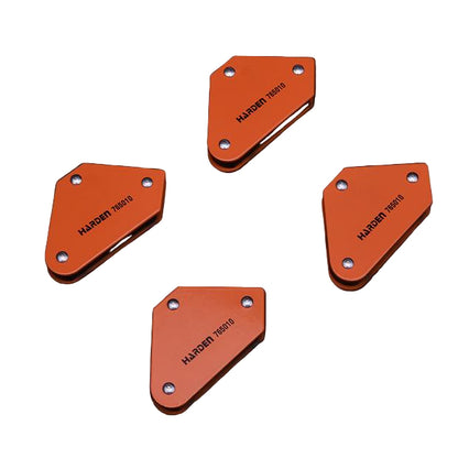 Kit Esquadros Magnéticos para Solda HARDEN com 4 Peças para Alinhamento Preciso