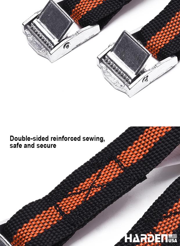 Conjunto de Cintas com Catraca HARDEN 25 mm x 2.500 mm para Amarração de Cargas